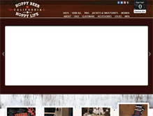 Tablet Screenshot of hoppybeerhoppylife.com